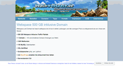 Desktop Screenshot of beach-webspace.de